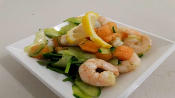 Salade de crevettes